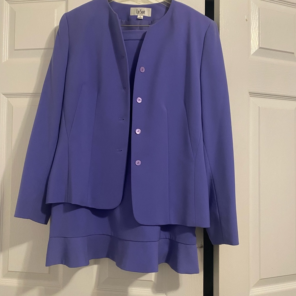 2-Pc Lavender Suit